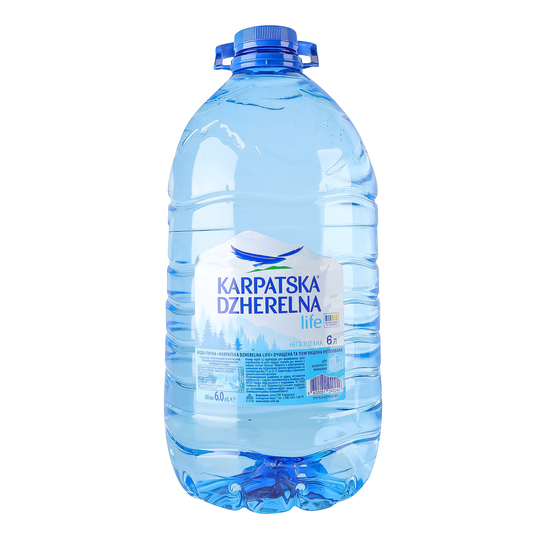 Вода н/газ.Карпатська Джерельна 6л ПЕТ