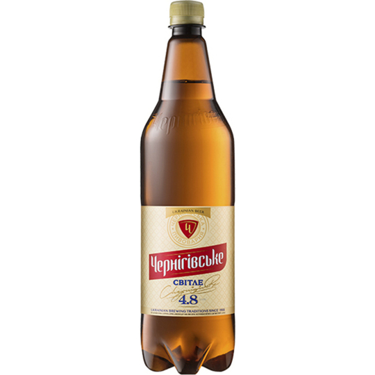 Пиво світле Чернігівське 1,12л