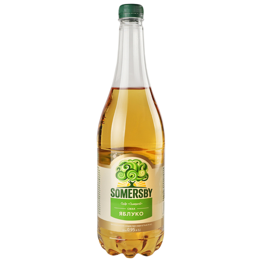 Сидр Somersby Яблуко 4,7% 0,95л ПЕТ
