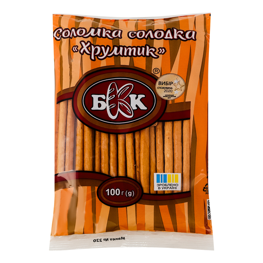 Соломка солодка Хрумтик БКК 100г