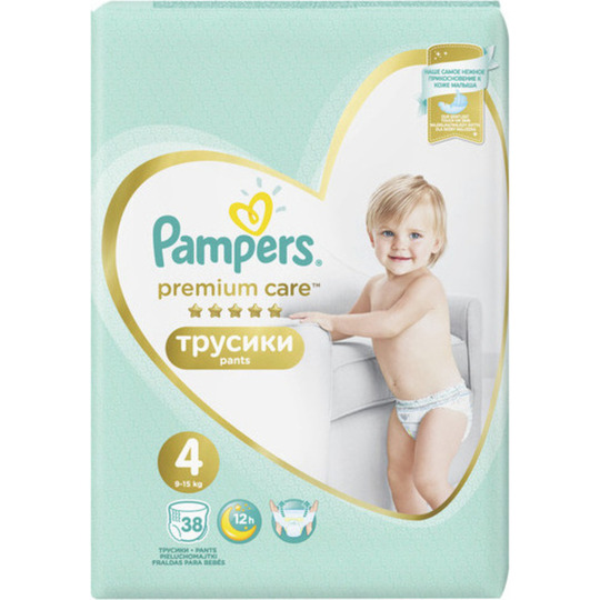 Підгузники-тр.Pampers P.Maxi 9-15кг 38шт