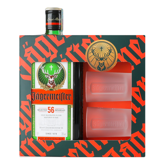 Набір Лікер Jagermeister 35% 0,7л+под