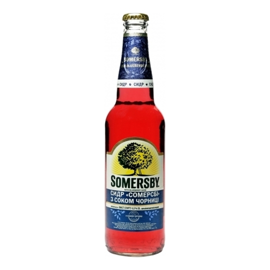 Сидр Somersby Чорниця 4,6% 0,5л с/п