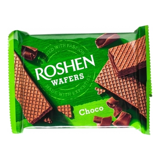 Вафлі Wafers шоколад Рошен 72г