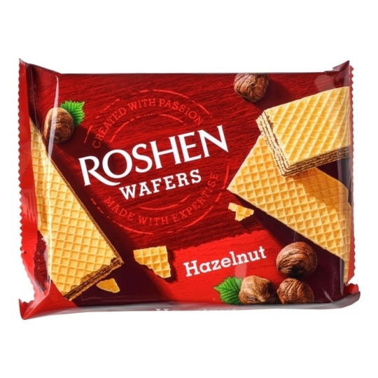 Вафлі Wafers горіх Рошен 72г