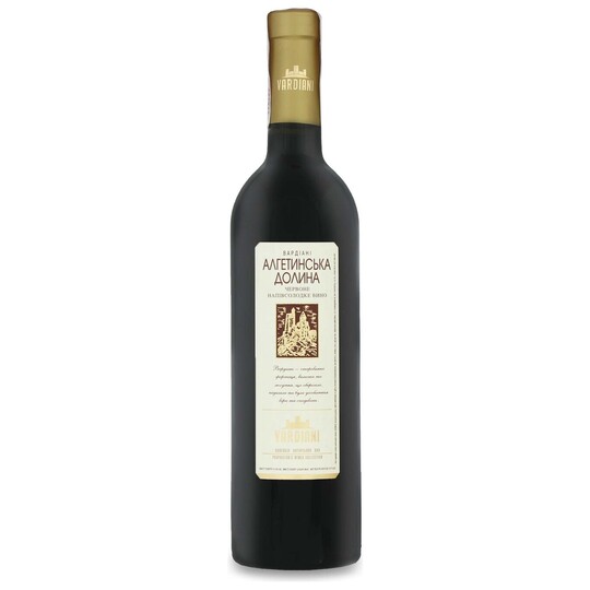 Вино Vardiani Алгет.д.ч.н/с.9-13% 0,75л