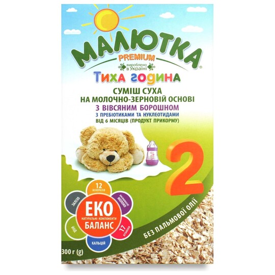 Дитяче харч. з вівс.бор.Малютка pr.300г