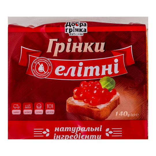 Грінки Елітні Добра грінка 140г