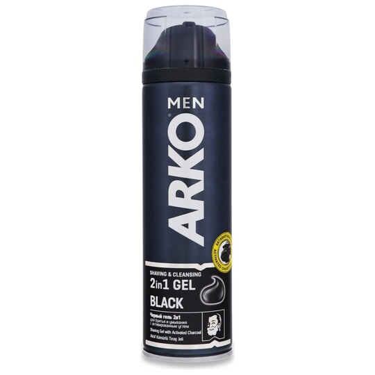 Гель 2в1 д/гол.і вм.ARKO MEN Black 200мл