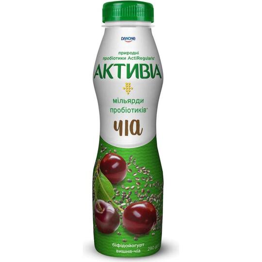 Біфідойогурт 1,5% виш/чіа Активіа 290г