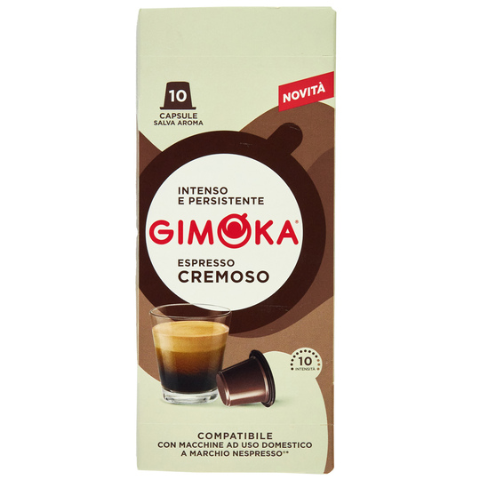 Кава мел.капс Gimoka cremoso упак.10*55г