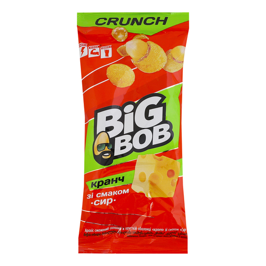 Арахіс в оболонці сир Big Bob 55г