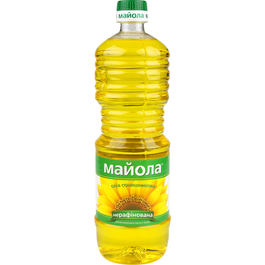 Олія соняшн.нераф.1 г.Майола 0,85л пет