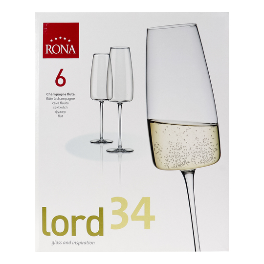 Набір келих.д/шамChampagneRona340мл6шт