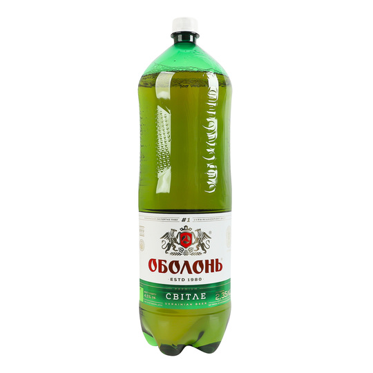 Пиво св.Оболонь 4,5% 2,35л пет