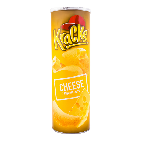 Чипси зі смаком сиру Kracks 160г