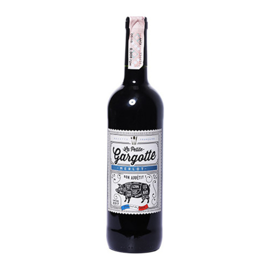 Вино Gargotte Merlot ч/нсух 13,5%0,75л