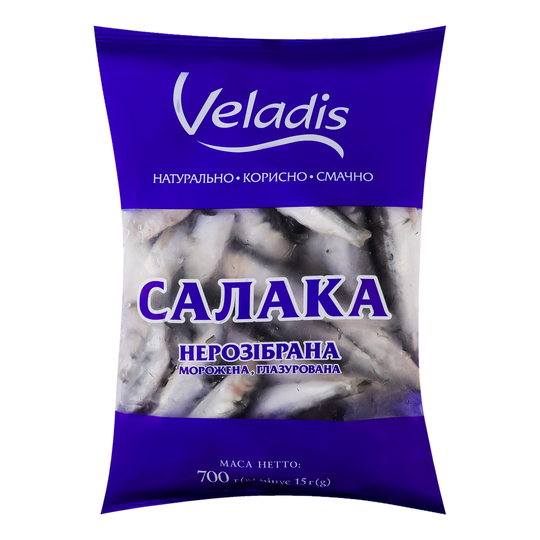 Салака Veladis з/г IQF 0,7 кг