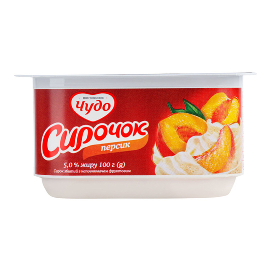 Сирок 5% Персик Чудо 100г