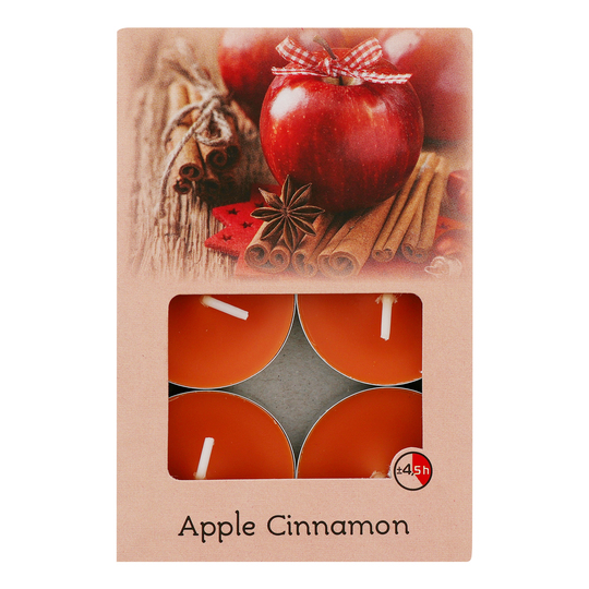 Свічки аром.ябл.кор.Candy light TL 6шт