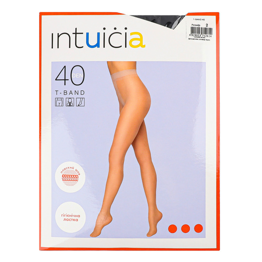 Колготи ж.Intuicia T-Band,40d, 2 чор.