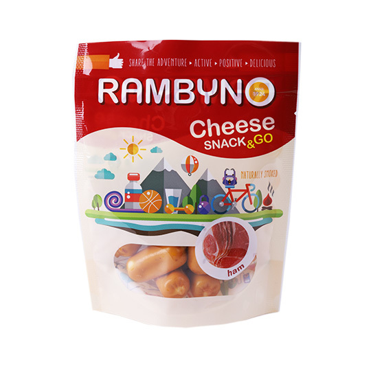 Сирок пл 45% з шинкою Rambyno Snack 75г