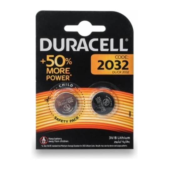 Батарейка літієва DURACELL3V 2032 2шт