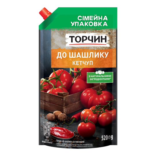 Кетчуп до шашлику Торчин 520г