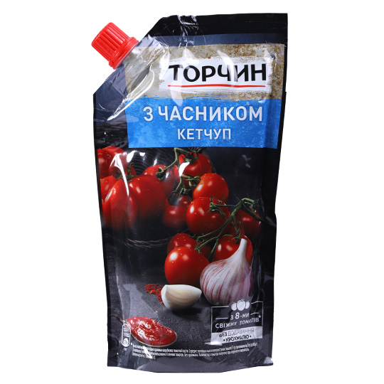 Кетчуп з часником Торчин 250г
