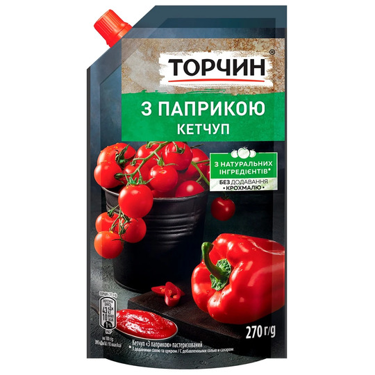 Кетчуп з паприкою Торчин 250г