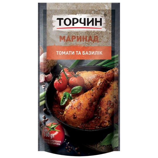 Маринад томати базилік Торчин д/п 160г