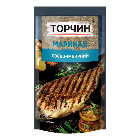 Маринад соєво імбирний Торчин д/п 160г