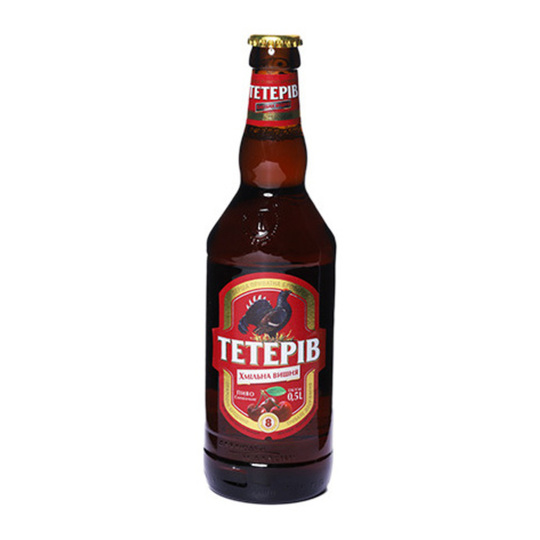 Пиво н/т Тетерів Хм.виш.ППБ 7% 0,5л с/п
