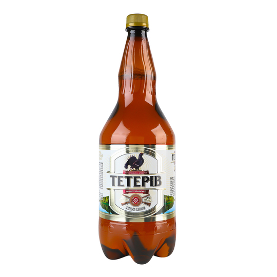 Пиво світле Тетерів 7% 1,2л пет
