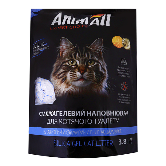 Наповнювач силікагел.Аnimall Блакит.3,8л