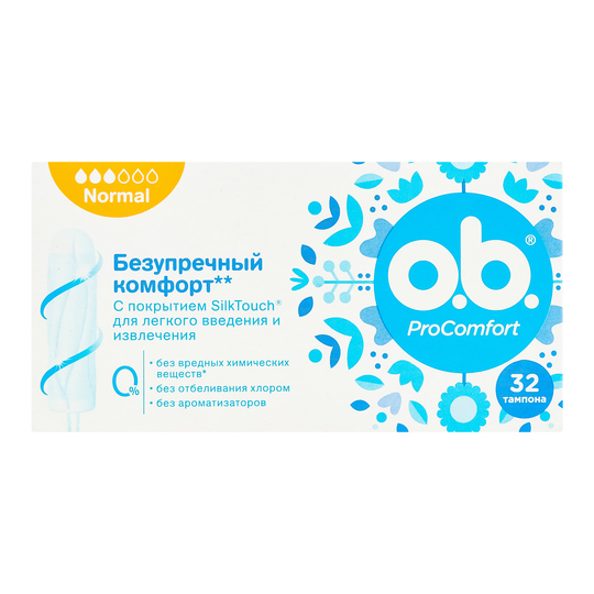 Тампони жін гіг o b ProComfortNormal32шт