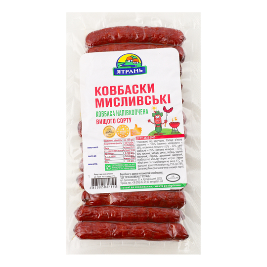 Ковбаски мисливські Ятрань н/к в/г 305г