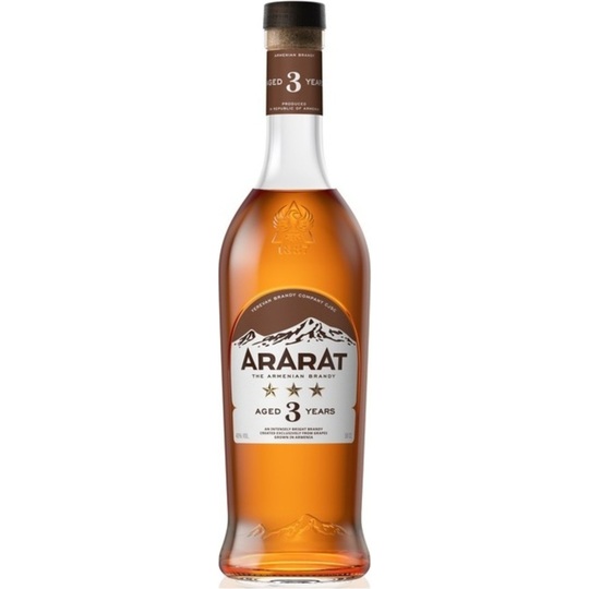 Бренді Ararat 3*40% 0,5л