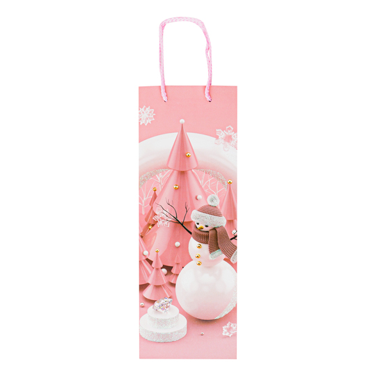 Пакет Happycom для пляшки різдвяний