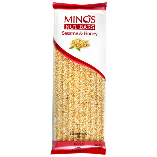 Батончик/насіння кунжуту+меду Minos 100г