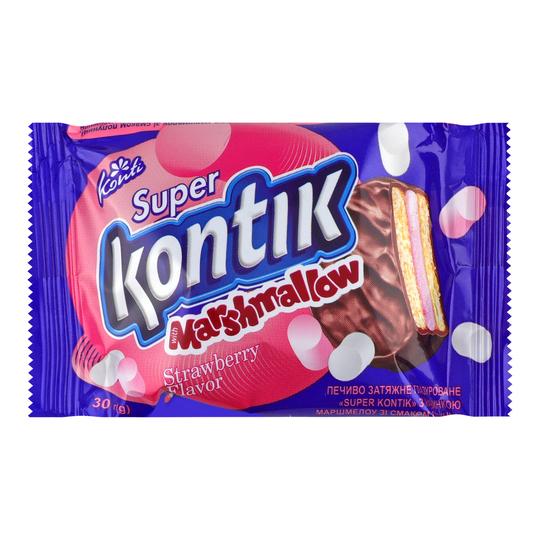 Печиво з нач.маршм.см.пол.SuperKontik30г