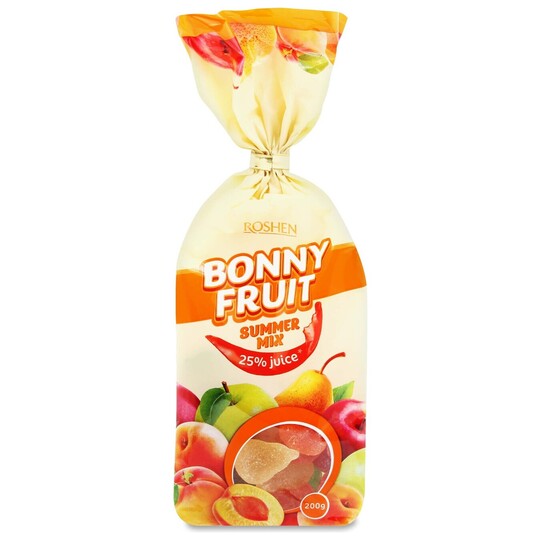 Мармелад л.мікс Bonny-Fruit Рошен 200г