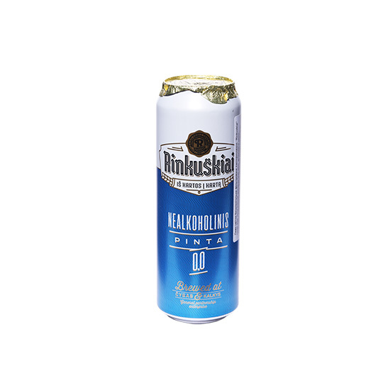 Пиво б/аRinkuskiu Non-alc.0,5%0,568 з/б