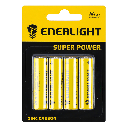 Батарейка ENERLIGHT Super AA BL 4