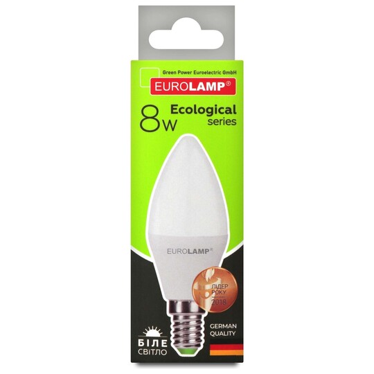 Лампа Eurolamp LED ЕКО D CL 8W E14 4000K