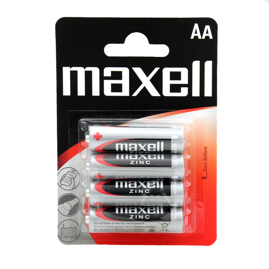 Батарейка Maxell AA/R6 BLI 4
