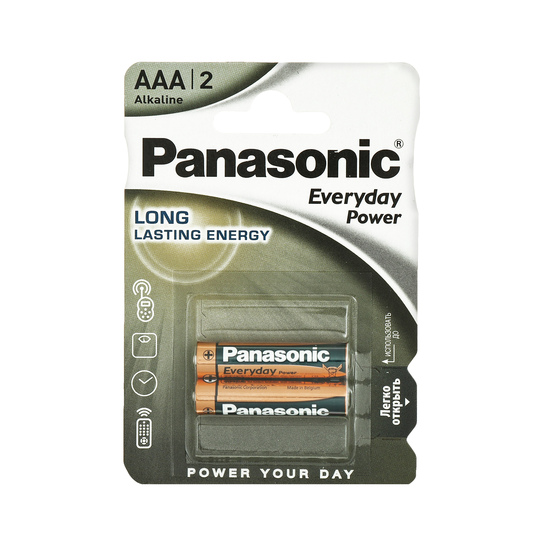 Батарейка PANASONIC EVERYDAY P.AAА бл 2