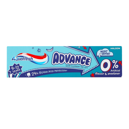 Паста зуб Аквафреш Едванс 9-13 р.75мл