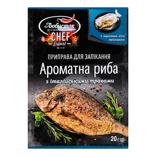 Приправа д/запік.аром.риба Любисток 20г