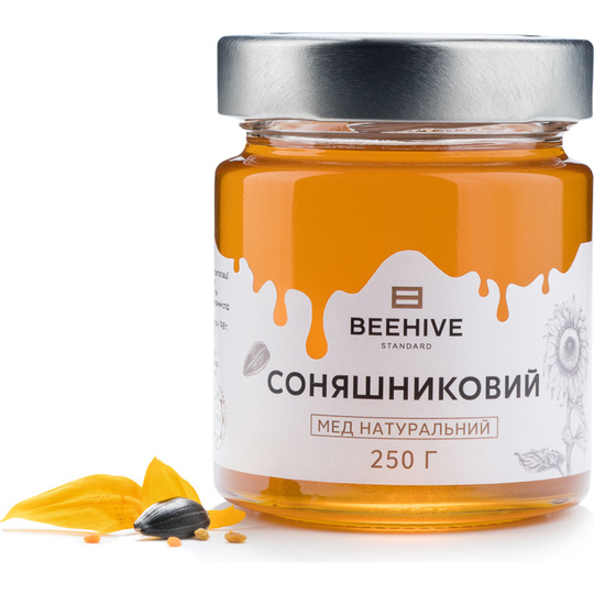 Мед натур.сон.с/б Beehive Standard 250г